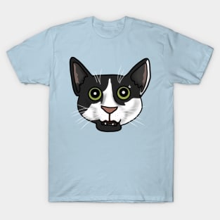 Funny Cat Face (Large Design) T-Shirt